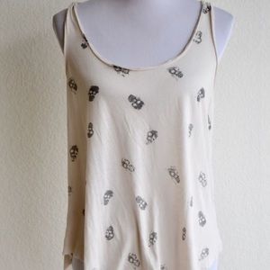 Rachel Roy Skull Layering Tank | Size XS